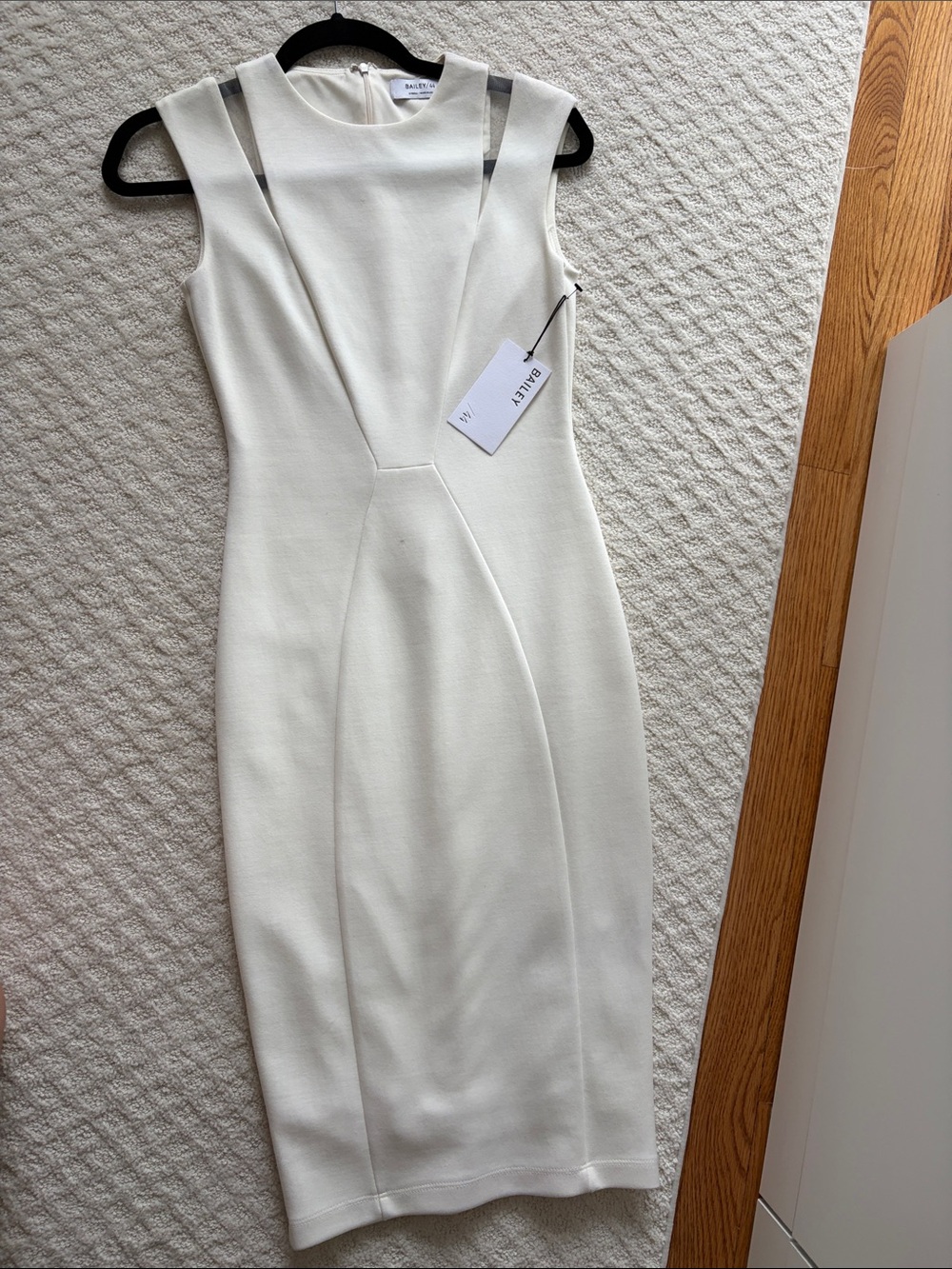 Bailey 44 Cream Sleeveless Sheath Dress